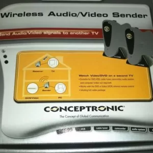 Conceptronic Wireless Audio/Video Sender Envio De Audio Y Video Compuesto Inhalambrico