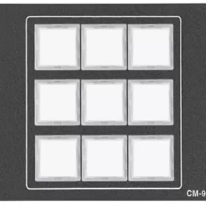 Botonera Extron Cm-8Blb Black Muchos Botones